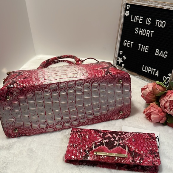 Brahmin large duxbury and ady wallet set in Crown of Hearts - Picture 8 of 14